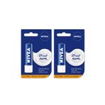 NIVEA Original Care Dudak Bakım Kremi, 24 Saat Nem, Shea Yağı ve Doğal Yağlar ile, 4,8 gr, 2 Adet