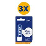 NIVEA Original Care Renksiz Dudak Bakım Kremi 4.8gr, 24 Saat Nemlendirici, Gün Boyu Besleyici, Shea Yağı