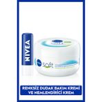 Nivea Original Care Renksiz Dudak Bakım Kremi 4.8gr Ve Soft Nemlendirici Bakım Kremi 300ml,
