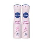 Nivea Pearl Beauty 2x150 ML Kadın Sprey Deodorant