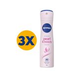 Nivea Pearl Beauty 3x150 ml Kadın Deodorant