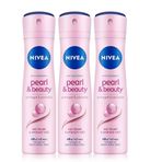 Nivea Pearl & Beauty Antiperspirant 3x50 ml Kadın Sprey Deodorant