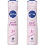 Nivea Pearl Beauty Black 2x150 ml Kadın Sprey Deodorant