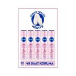 Nivea Pearl Beauty Black 5x150 ml Kadın Sprey Deodorant