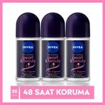 Nivea Pearly Beauty 3x50 ml Kadın Roll-On