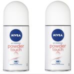 Nivea Powder Touch 2x50 ML Kadın Roll-On