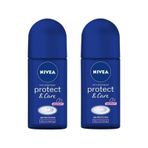 Nivea Protect&Care 2x75 Kadın Roll-On Deodorant
