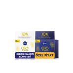NIVEA Q10 Power Kırışıklık Karşıtı Gece Gündüz Krem 50 Ml + 50 Ml Spf30