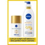Nivea Q10 Sıkılaştırıcı Vücut Bakım Losyonu 400ml ve Luminous630 Çatlak Karşıtı Vücut Yağ Serumu 100ml, Nemlendirici, C Vitamini