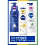 Nivea Q10 Sıkılaştırıcı Vücut Losyonu 250ML & Vücut Sütü Besleyici 400ML & Aloe Vera Vücut Losyonu 400ML