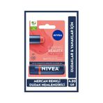 NIVEA Renkli Nemlendirici Dudak Bakım Kremi Coral SPF30 4.8 G