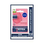 NIVEA Renkli Nemlendirici Dudak Bakım Kremi Rose 4.8 G