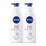 Nivea Repair Care Yoğun 2x400 ml Vücut Losyonu