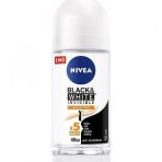 Nivea Roll On Black White Invisible 5X Guclu Etki Bayan 50 Ml