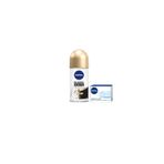 NIVEA Roll On Invisible Black White Ipeksi Pürüzsüzlük 50 Ml+ Creme Soft Sabun 100 Gr Set