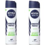 Nivea Sensitive Protect 48H Erkek Sprey Deodorant 2 x 150 ML