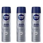 Nivea Silver Protect Erkek 3x150 ML Sprey Deodorant