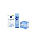 Nivea Siyah Nokta Gözenek Arındırıcı + Aqua Sensation Yüz Temizleme Jeli 200 Ml + Bakım Kremi 50 Ml 00272GP001