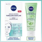 NIVEA Siyah Nokta ve Gözenek Arındırıcı Burun Bandı ve Arındırıcı Pirinç Peeling 75ml, Yüz Bakım Seti