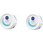 Nivea Soft 100 ml 2'li Kuru Ciltler İçin Yumuşatıcı Nemlendirici Bakım Kremi