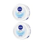 Nivea Soft 2x300 ml El Yüz Vücut Nemlendirici Bakım Kremi