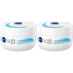 Nivea Soft 2x300 ml El Yüz Vücut Nemlendirici Bakım Kremi