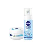 Nivea Soft 300 ml Nemlendirici Krem + 150 ml Canlandırıcı Yüz Temizleme Köpüğü
