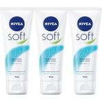 Nivea Soft 3x75 ml Nemlendirici Bakım Kremi