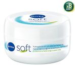 Nivea Soft Nemlendirici Bakım Kremi 200 ml 8 Adet