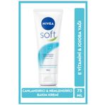 NIVEA Soft Nemlendirici Vücut Bakım Kremi, 75ml, Jojoba Yağı ve E Vitamini