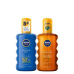 Nivea Sun 200 ml SPF50 Çift Etkili Yüksek Koruma Bronzluk Güneş Spreyi