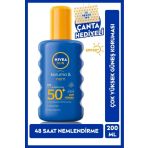 Nivea Sun 200 ml SPF50 Yüksek Güneş Koruyucu Vücut Spreyi