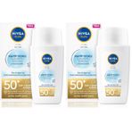 NIVEA Sun Hafif Dokulu Güneş Koruyucu Yüz Kremi 40ml, SPF50 (2 paketi)
