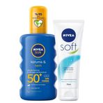 Nivea Sun Koruma & Nem 50+ Faktör Nemlendirici Tüm Cilt Tipleri İçin RenksizGüneş Koruyucu Sprey 200 ml