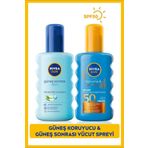Nivea SUN Nemlendirici Güneş Sonrası Spreyi 200ml, Yüksek Koruma ve Bronzluk Güneş Spreyi SPF50 200ml