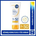 Nivea Sun SPF50+ Hassas Ciltlere Özel Güneş Koruyucu Yüz Kremi 40 ml