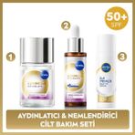 Nivea Sun Spf50 Primer Nemlendirici Makyaj Bazı 30ml, Luminous Skin Glow Cilt Serum 30ml Ve Tonik 100ml