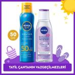 Nivea Tatil Çantanın Vazgeçilmezleri SETI,SPF50 Güneş Koruyucu Ferahlatıcı Sprey ve Makyaj Temizleme Suyu
