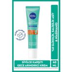 Nivea Visage Derma Skin Clear Exfoliator 40 ml Yağlı ve Sivilceye Eğilimli Ciltler Gece Arındırıcı Krem