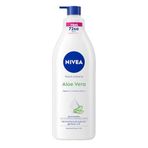 NIVEA Vücut Losyonu Aloe Vera 400 ml, Normal ve Kuru Ciltler için,72 Saat Nemlendirici,Hyaluron,Aloe Vera,Yenileyici Bakım