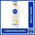 NIVEA Vücut Losyonu Q10 + C Vitamini 250ml, 48 Saat Vücut Nemlendirme, 10 Günde Sıkılaşma, Normal Ciltler için, Vücut Bakım - Yok