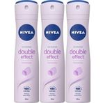 Nivea Woman Double Effect Hizli Kuruma 48H Koruma Puruzsuz Koltuk Altlari Kadin Deodorant X 3 Adet