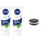 Nivea Yatıştırıcı Bakım Kremi Aloe Veralı 2x75 ml + Nivea Men Krem 30 ml