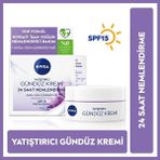 Nivea Yatıştırıcı Gündüz Yüz Bakım Kremi 50ML, Nemlendirici, SPF15 Güneş Koruması, Hassas Ciltler - 50 ML