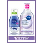 NIVEA Yatıştırıcı Micellar Makyaj Temizleme Suyu ve Göz Makyaj Temizleyici, Hassas Cilt, Suya Dayanıklı