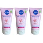 NIVEA Yüz Temizleme Kremi 150 ml,Nemlendirici,Pürüzsüzleştirici,Badem Yağı Özü, Hassas ve Kuru Ciltler (3 paketi)