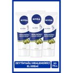 NIVEA Zeytinyağlı Nemlendirici El Bakım Kremi 75ml, 3'lü Set