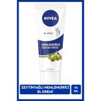 Nıvea Zeytinyağlı Nemlendirici El Bakım Kremi 75Ml, Yağlı Ve Yapışkan His Bırakmaz, Yumuşak Cilt Hiss