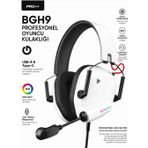 Nivego BGH9 Pro++ RGB Oyuncu Kulaklığı Mikrofonlu | USB-A & Type-C Uyumlu Gaming Headset | 40mm Sürücü, 2m Kablo, PC PS4 PS5 Uyumlu