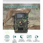 Nivego Fotokapan Avcı Kamera 1080P Doğa ve Outdoor Gece Görüşlü Kamera Su Geçirmez Hareket Sensörlü